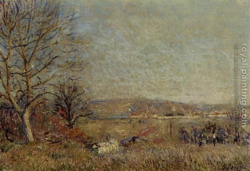 Alfred Sisley : The Plain of Veneux, View of Sablons